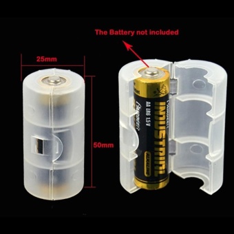 5PCS AA To C Battery Adaptor Holder Case Converter Switcher LR06 AATo C LR14 Size Battery Storage Box - Intl June 2018 - 2 5PCS AA To C Battery Adaptor Holder Case Converter Switcher LR06 AATo C LR14 Size Battery Storage Box - intl - 2