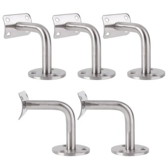 5Pcs Wholesale Lot Stainless Steel Stair Railing Handrail SupportMount Brackets June 2018 - 2 5Pcs Wholesale Lot Stainless Steel Stair Railing Handrail SupportMount Brackets - 2