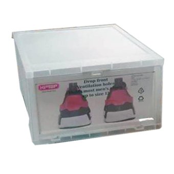 6pcs Combo Hitop Drop Front Plastic Shoe Boxesstockable/Multi-purpose Storage Box (Clear) April 2018 - 4 6pcs Combo Hitop Drop Front Plastic Shoe Boxesstockable/Multi-purpose storage box (Clear) - 4