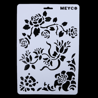 6pcs Layering Stencils For Walls Painting Scrapbooking EmbossingPaper - Intl June 2018 - 5 6pcs Layering Stencils For Walls Painting Scrapbooking EmbossingPaper - intl - 5