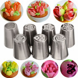 7Pcs Russian Tulip Flower Cake Icing Piping Nozzles Decorating Tips Baking Tools September 2018 - 2 7Pcs Russian Tulip Flower Cake Icing Piping Nozzles Decorating Tips Baking Tools - 2