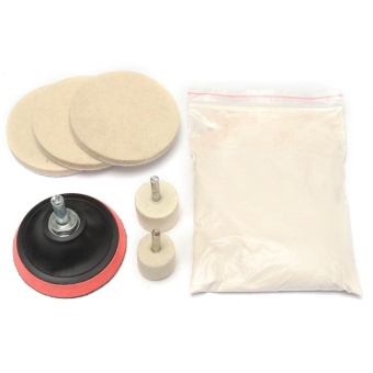 8Pcs 8Oz Glass Scrach Remover Polishing Kit Cerium Oxide Powder W/3'' Wheel+Felt - Intl May 2018 - 3 8Pcs 8Oz Glass Scrach Remover Polishing Kit Cerium Oxide Powder w/3'' Wheel+Felt - intl - 3