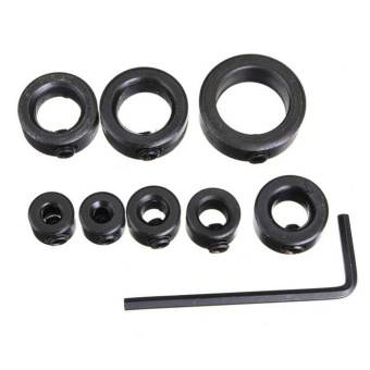 8Pcs Woodworking Drill Bit Depth Stop Collars Ring Positioner -intl June 2018 - 2 8Pcs Woodworking Drill Bit Depth Stop Collars Ring Positioner -intl - 2