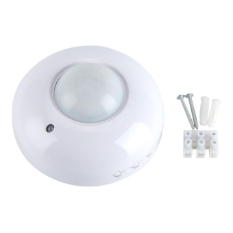 AC110-240V Adjustable Ceiling Surface Mounted Infrared Body Motion Sensor Detector Light Switch - Intl June 2018 - 5 AC110-240V Adjustable Ceiling Surface Mounted Infrared Body Motion Sensor Detector Light Switch - intl - 5