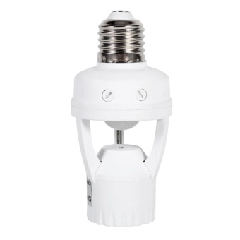 AC110-240V E27 Infrared Motion Sensor LED Lamp Bulb Light Socket With Adjustable Switch - Intl June 2018 - 3 AC110-240V E27 Infrared Motion Sensor LED Lamp Bulb Light Socket With Adjustable Switch - intl - 3