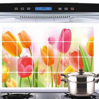 Amart Removable Tulip DIY Wall Sticker Decal Mural Kitchen Decoration - Intl June 2018 - 3 Amart Removable Tulip DIY Wall Sticker Decal Mural Kitchen Decoration - intl - 3