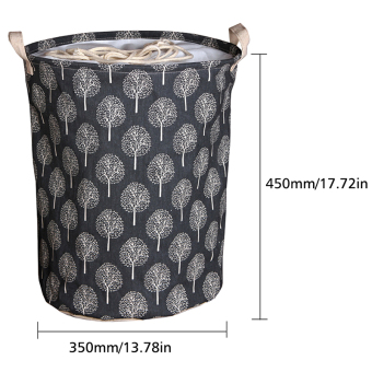 Andux Cotton Laundry Basket Foldable Hamper Storage Barrel With Handles ZYL-01 June 2018 - 3 Andux Cotton Laundry Basket Foldable Hamper Storage Barrel with Handles ZYL-01 - 3