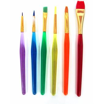 Artist Brush Colored 6pcs. April 2018 - 2 Artist Brush Colored 6pcs. - 2