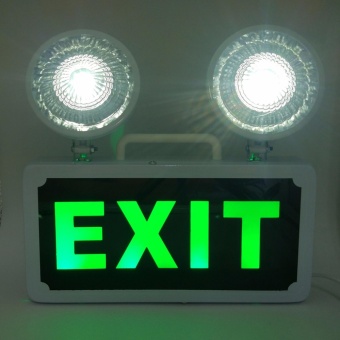 Automatic LED Emergency Exit Signage Combo Light 3W June 2018 - 2 Automatic LED Emergency Exit Signage Combo Light 3W - 2