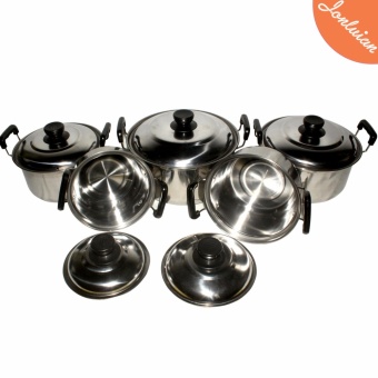 Best Selling Cooking Stock Pot Cookware Set Stainless Steel 5 Sets June 2018 - 2 Best Selling Cooking Stock Pot cookware set stainless steel 5 Sets - 2
