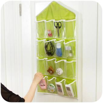 Big Bash 16 Pockets Hanging Organizer For Clothes/Socks/ Scarves(Blue) June 2018 - 4 Big Bash 16 Pockets Hanging Organizer For Clothes/Socks/ Scarves(Blue) - 4