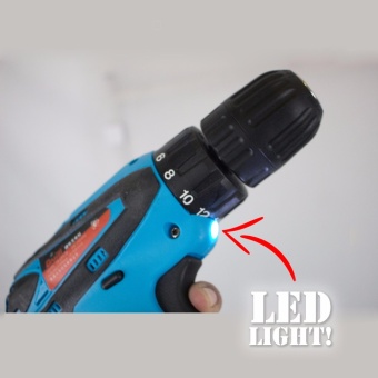 B.I.T. 12V Rechargeable Power Cordless Drill With 1 Extra Battery (Blue) June 2018 - 3 B.I.T. 12V Rechargeable Power Cordless Drill with 1 Extra Battery (Blue) - 3