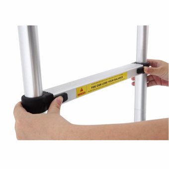 B.I.T. 2m Multi-Functional Telescopic Extension Aluminum 2+2 Ladder (Silver) June 2018 - 3 B.I.T. 2m Multi-Functional Telescopic Extension Aluminum 2+2 Ladder (Silver) - 3