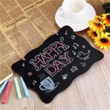 BolehDeals 3 Pieces Mini Double Side Wooden Blackboard Hanging Chalkboard With String - Intl September 2018 - 3 BolehDeals 3 Pieces Mini Double Side Wooden Blackboard Hanging Chalkboard with String - intl - 3