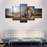 BolehDeals 5Pcs/Set Canvas Decor Wall Art Painting Picture Male Lions 20*35/45/55cm - Intl August 2018 - 5 BolehDeals 5Pcs/Set Canvas Decor Wall Art Painting Picture Male Lions 20*35/45/55cm - intl - 5