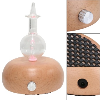 Boobc Nebulizing Pure Essential Oil Aromatherapy Diffuser, Ultrasonic Aroma Scent Nebulizer With Auto Shut Off/ 7-Colors LED Light, Perfect For Spa/ Home/ Office (Glass Reservoir+ Wood Base) - Intl June 2018 - 4 boobc Nebulizing Pure Essential Oil Aromatherapy Diffuser, Ultrasonic Aroma Scent Nebulizer with Auto Shut Off/ 7-Colors LED Light, Perfect for Spa/ Home/ Office (Glass Reservoir+ Wood Base) - intl - 4