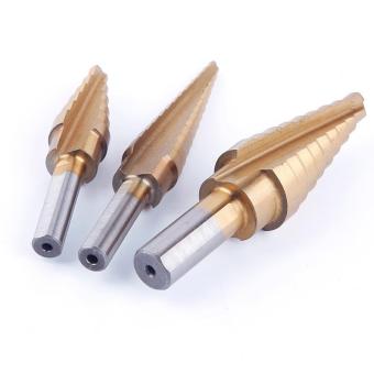 BUYINSOINS Titanium Step Drill Bit Set, 3-Piece Set & Automatic Center Punch Tool Kits April 2018 - 5 BUYINSOINS Titanium Step Drill Bit Set, 3-Piece Set & Automatic Center Punch Tool Kits - 5