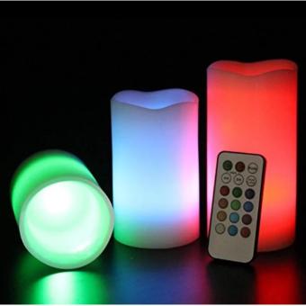 Candles Flameless Changing LED Light With Remote Control Timer June 2018 - 4 Candles Flameless Changing LED Light with Remote Control Timer - 4