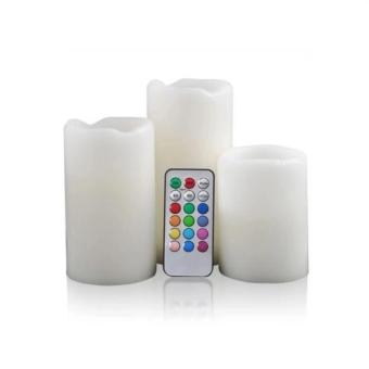 Candles Flameless Changing LED Light With Remote Control Timer June 2018 - 5 Candles Flameless Changing LED Light with Remote Control Timer - 5
