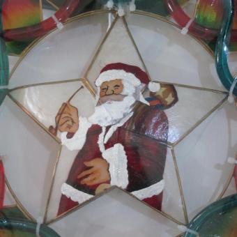 Capiz Christmas Lantern Santa Design June 2018 - 2 Capiz Christmas Lantern Santa Design - 2