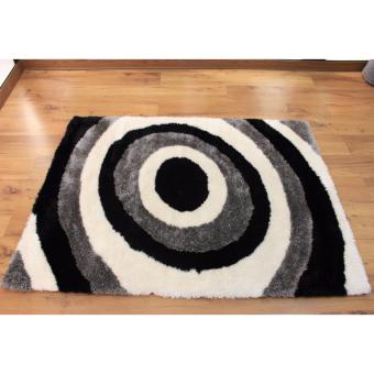 Carpetier Concepts - 3D Vortex Design. Black White Grey. Shaggybedroom Table Carpet Home Decor Rug June 2018 - 2 Carpetier Concepts - 3D Vortex Design. Black White Grey. Shaggybedroom table carpet home decor rug - 2