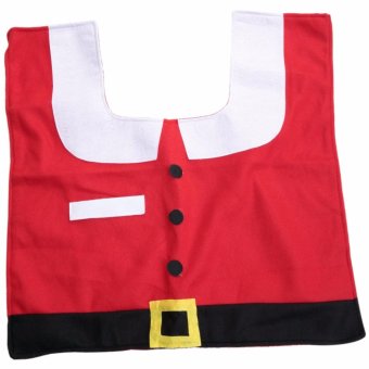 Christmas Decorations Happy Santa Toilet Seat Cover And Rug Set And Tissue Box Cover - Intl April 2018 - 3 Christmas Decorations Happy Santa Toilet Seat Cover and Rug Set and Tissue Box Cover - intl - 3