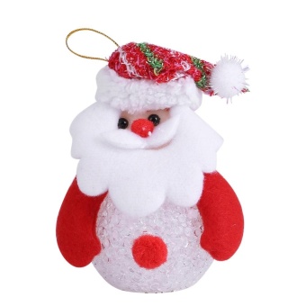 Christmas Tree Hanging Ornaments Decor LED Light Doll Toy #Santa Claus - Intl June 2018 - 3 Christmas Tree Hanging Ornaments Decor LED Light Doll Toy #Santa Claus - intl - 3