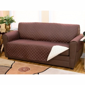 Couch Coat Recliner Cover Long Set Of 3 (Brown) June 2018 - 4 Couch Coat Recliner Cover Long Set of 3 (Brown) - 4