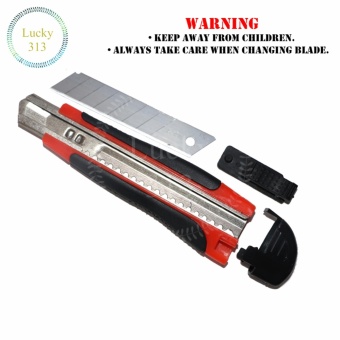 Cutter Knife With Free Blade (Red) May 2018 - 3 Cutter Knife with Free Blade (Red) - 3