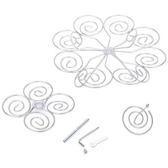 Detachable 4 Layers Iron Cake Stand 13 Cupcake Holder Cup TrayTable Decoration June 2018 - 2 Detachable 4 Layers Iron Cake Stand 13 Cupcake Holder Cup TrayTable Decoration - 2