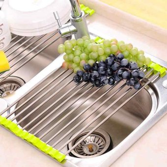 Dish Drainer Drying Rack Over Sink Roll Folding Kitchen OrganizerSpace Saver - Intl June 2018 - 2 Dish Drainer Drying Rack Over Sink Roll Folding Kitchen OrganizerSpace Saver - intl - 2