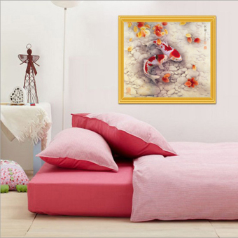 DIY 5D Diamond Sticker Two Fish Cross Stitch Painting June 2018 - 3 DIY 5D Diamond Sticker Two Fish Cross Stitch Painting - 3