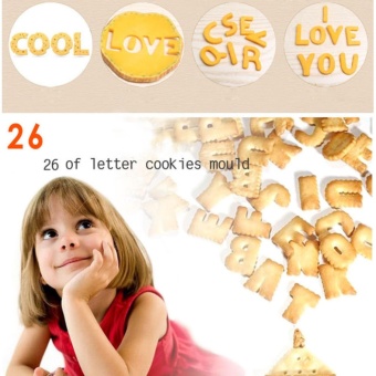 DIY Letter Cookie Mold Mini Cutter Stainless Steel Decorating KitDessert Fondant Cake Biscuit Fruit Play-Doh Arts Crssafts 26PCS -intl June 2018 - 4 DIY Letter Cookie Mold Mini Cutter Stainless Steel Decorating KitDessert Fondant Cake Biscuit Fruit Play-Doh Arts Crssafts 26PCS -intl - 4