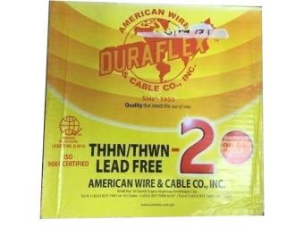 DURAFLEX THHN/THWN-2 Building Cable, Stranded, 2 Mm2, AWG #14, Red,Electrical Power Cable, Lead Free, 600V, 1 Box, 150m June 2018 - 2 DURAFLEX THHN/THWN-2 Building Cable, Stranded, 2 mm2, AWG #14, Red,Electrical Power Cable, Lead Free, 600V, 1 box, 150m - 2