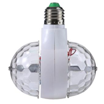 E27 3W LED Double-sided Color Rotating Bulb Crystal Stage Light Christmas Lights June 2018 - 2 E27 3W LED double-sided color rotating bulb Crystal Stage Light Christmas lights - 2