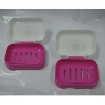 Elegant Style Soap Case With Cover Rectangular Pink Set Of 2 June 2018 - 4 Elegant Style Soap Case with Cover Rectangular Pink Set of 2 - 4