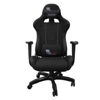 Ergodynamic F1-BLK FAB Racing Fabric Hi-Back Swivel And PneumaticHeight Adjustment Gaming Office Chair Furniture (Black) June 2018 - 2 Ergodynamic F1-BLK FAB Racing Fabric Hi-Back Swivel and PneumaticHeight Adjustment Gaming Office Chair Furniture (Black) - 2