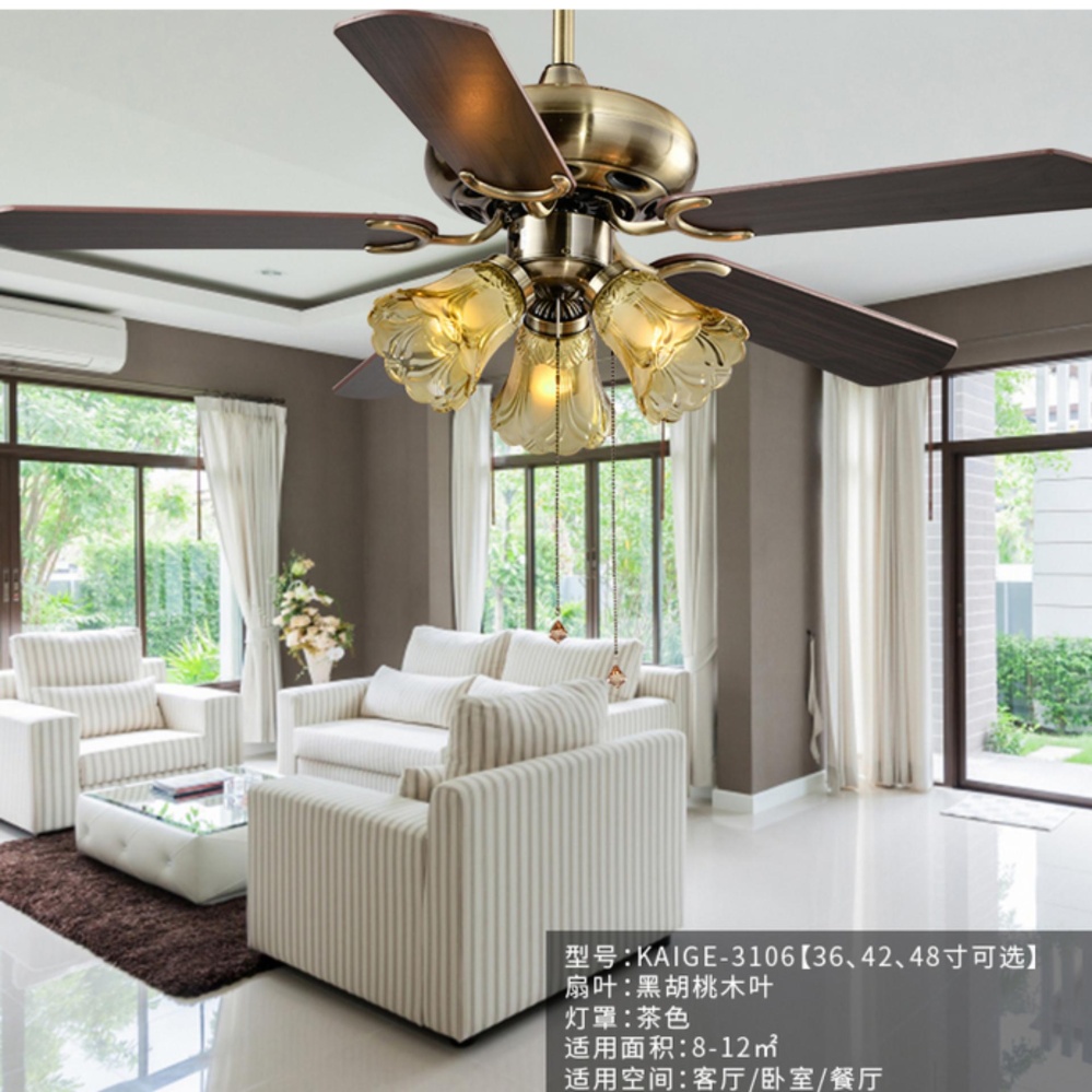 Philippines Fan Pendant Lights 91cm Wood Leaf Rope Control Three Fan Pendant Lights 91cm Wood Leaf Rope Control Three Heads Vintagedecorative Hanging Lamp D2kag 3106