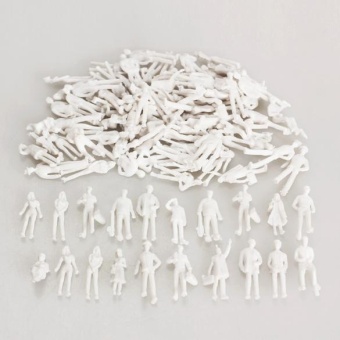 Figures 1:200 Scaled Models Train Building People For Layout100-piece Set - Intl June 2018 - 2 Figures 1:200 Scaled Models Train Building People for Layout100-piece Set - intl - 2
