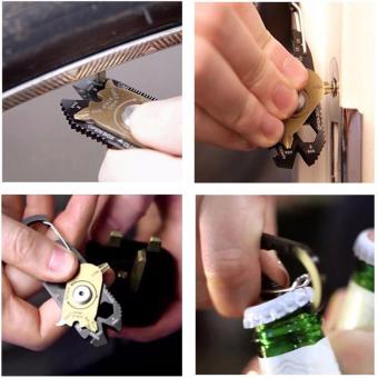 FIXR 20 In 1 Pocket Multi Tool Mini EDC Survival Keychain June 2018 - 5 FIXR 20 in 1 Pocket Multi Tool Mini EDC Survival Keychain - 5