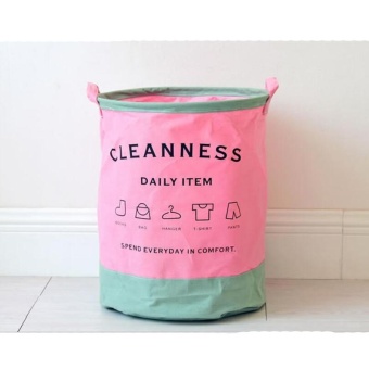 Foldable Linen Cotton Laundry Baskets Storage Basket Dirty BarrelWaterproof Clothes Basket Bra Necktie Socks Storage Box Bag BinsOrganizer 35X40cm - Intl June 2018 - 2 Foldable Linen Cotton Laundry Baskets Storage Basket Dirty BarrelWaterproof Clothes Basket Bra Necktie Socks Storage Box Bag BinsOrganizer 35X40cm - intl - 2