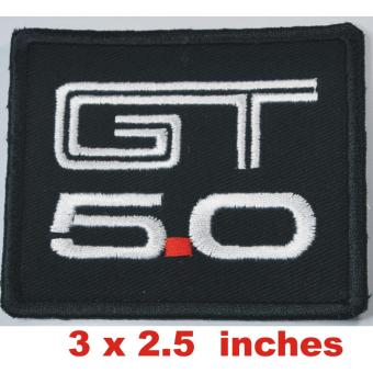 Ford Mustang GT 500 5.0 Cloth Embroidered Cloth Patch June 2018 - 2 Ford Mustang GT 500 5.0 Cloth Embroidered Cloth patch - 2