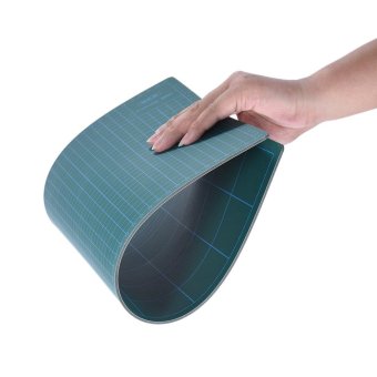 GKS PVC A3 Cutting Mat Manual DIY Tool Cutting Board Double-sidedSelf-healing Cutting Pad 5cm And 1cm Grids Patchwork Tools 30cm *45cm * 3mm Green - Intl June 2018 - 3 GKS PVC A3 Cutting Mat Manual DIY Tool Cutting Board Double-sidedSelf-healing Cutting Pad 5cm and 1cm Grids Patchwork Tools 30cm *45cm * 3mm Green - intl - 3