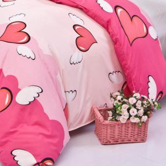 GoGoLife High Quality Duvet/Quilt Cover All Size-26# Pink Heart June 2018 - 2 GoGoLife High Quality Duvet/Quilt Cover All Size-26# Pink Heart - 2