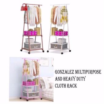 Gonzalez Multipurpose Durable Cloth Rack (White) With High QualitySrew Assemble 4 Layers Stainless Steel Stackable Shoe Rack June 2018 - 3 Gonzalez Multipurpose Durable Cloth Rack (White) with High QualitySrew Assemble 4 Layers Stainless Steel Stackable Shoe Rack - 3