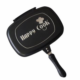 Happy Cook Aluminum Double-Sided Grill Pan 32cm (Black) June 2018 - 3 Happy Cook Aluminum Double-Sided Grill Pan 32cm (Black) - 3