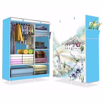HS-6651 High Quality Cute 3D Design Wardrobe (WIND MILL Blue) WithHigh Quality T-2712 Double Capacity 6 Layer Shoe Rack Shoe CabinetBlues Clues (Pink) June 2018 - 2 HS-6651 High Quality Cute 3D Design Wardrobe (WIND MILL Blue) withHigh Quality T-2712 Double Capacity 6 Layer Shoe Rack Shoe CabinetBlues Clues (Pink) - 2