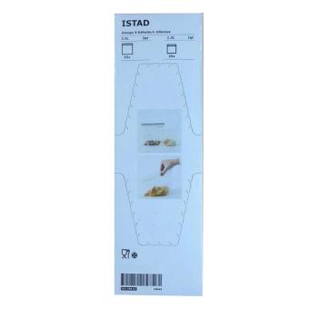 Ikea ISTAD Plastic Bag (white/gray) June 2018 - 2 Ikea ISTAD plastic bag (white/gray) - 2