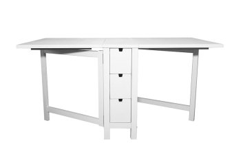 Ikea Norden Extendable Gateleg Table (White) April 2018 - 5 Ikea Norden Extendable Gateleg Table (White) - 5
