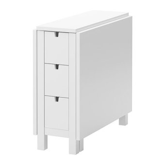 Ikea Norden Extendable Gateleg Table (White) April 2018 - 2 Ikea Norden Extendable Gateleg Table (White) - 2